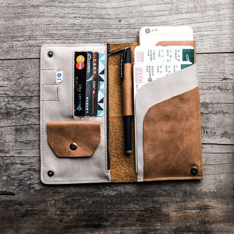 GrustWallet™- Alcantara⤫Leather